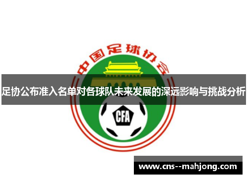 足协公布准入名单对各球队未来发展的深远影响与挑战分析