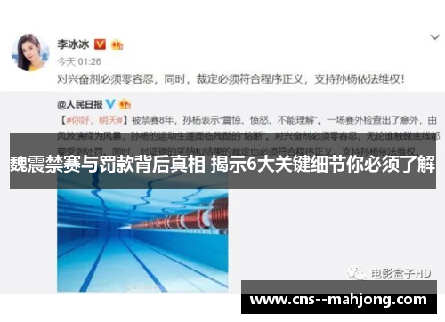 魏震禁赛与罚款背后真相 揭示6大关键细节你必须了解